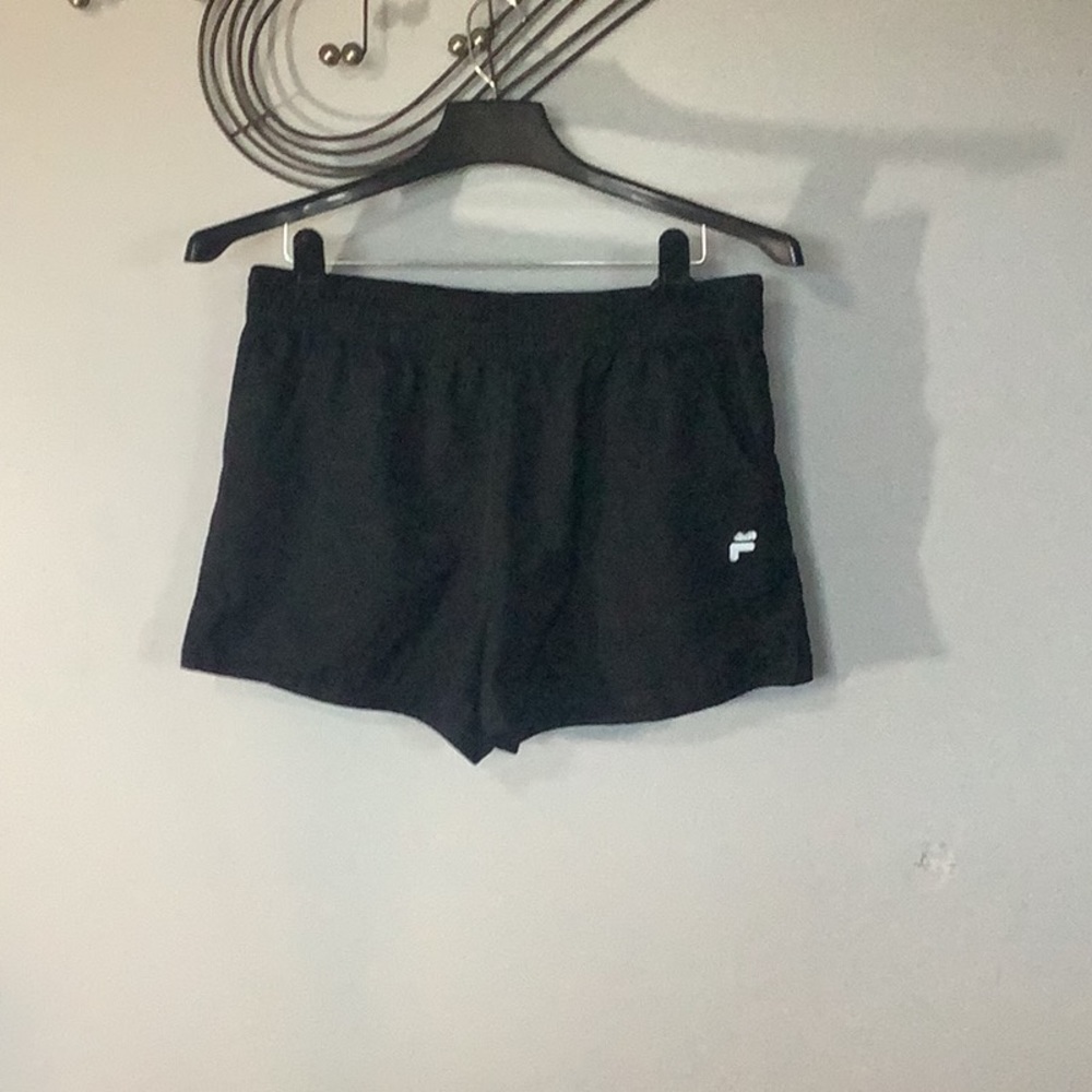 Black FILA Athletic Shorts, Size L